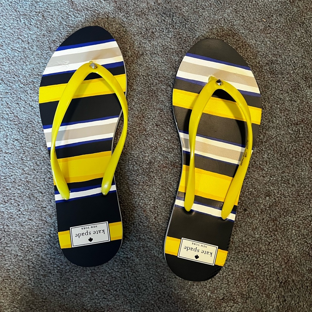Kate Spade flip flops.
